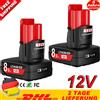 powtree Per Milwaukee M12 Batteria 12V 8.0Ah Batteria ricaricabile con luce per utensili Milwaukee M12 48-11-2402 48-11-2401 48-11-2411