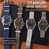 Watchdives WD007Q Orologio subacqueo in titanio 42mm VH31 Sweep Quartz Orologio da uomo con cristallo di zaffiro Valvola di scarico dell'elio 200M Impermeabile Lumi