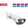 ZOSI Telecamera IP ZOSI 4K Telecamera di sicurezza PoE aggiuntiva Audio bidirezionale 8MP Ultra HD Visione notturna a colori Telecamera di videosorveglianza CCTV domestica
