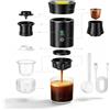 Rbefeuly Macchina per Espresso Elettrica 3 in 1, Macchina da Caffè Portatile Mini, Compatibile con Capsule di Caffè e Polvere di Caffè