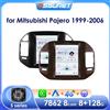 OSSURET Lettore multimediale per auto per Mitsubishi Pajero V60 68 V73 1999-2006 Carplay Navigazione GPS Android 13 9.7 pollici 4G WIFI RDS DSP 2din