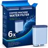Reimol 6 pezzi filtro acqua per macchina da caffè, ricambio per Philips AquaClean CA6903/10 CA6903/22, cartucce filtro acqua compatibili