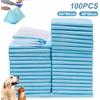 NONE 100 Pezzi Pannolini per Animali Domestici 45*60cm/60*90cm, Pannolini Super Assorbenti per Cani e Gatti, Tappetini Assorbenti Usa e Getta ad Asciugatura Rapida