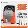 ETENWOLF Nuovo ETENWOLF S3C Compressore d'aria portatile 7800mAh Gonfiatore per pneumatici Gonfiaggio rapido 160 PSI Ciclo di lavoro al 100% per auto Bici Palle
