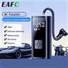 EAFC Pompa elettrica portatile per gonfiaggio pneumatici intelligente per compressore d'aria per auto wireless 150PSI per moto/bicicletta/palle tipo C ricarica rapida