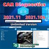 NONE Hot Del-2021.10b-phi con software keygen 150E Auto 2021.11 com Codifica OBD2 Strumenti diagnostici per auto Compatibile DS con Bluetooth