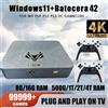 LZAKMR Nuovo sistema CPU aggiornato a doppio sistema operativo Win11 2T/4T ROM, console di gioco AK1 Pro con oltre 99999 giochi per PS2, PS3, WII, SS, GAMECUBE, Sega Saturn
