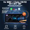 AUTOTOP Wireless YouTube CarPlay Android Auto Schermo di visualizzazione multimediale per BMW 1 2 Serie F20 F22 NBT Sistema touch screen Wifi