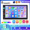 Podofo 2Din Autoradio Autoradio 7 "Touch Screen Lettore multimediale per auto Bluetooth FM TF Car Stereo Mirror-Link Telecamera per retrovisione
