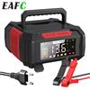 EAFC Caricabatteria per auto EAFC 15A/8A 12V/24V Riparatore caricabatteria intelligente all-in-one per batterie al piombo-acido LiFePO4