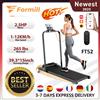 Formill FT52 Tapis roulant pieghevole 4 in 1 2,5 HP, 12 km/h, inclinazione manuale a 3 livelli, carico 265 libbre, LED silenzioso, uso domestico ammortizzante