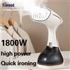 Tinsol Ferro da stiro a vapore portatile da 1800 W Controllo touch screen 15 secondi Preriscaldamento rapido 320 ml Vaporizzatore portatile per vestiti in tessuto piccolo per la casa
