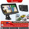 Podofo 7 ''8GB ROM Navigatore GPS per auto con mappe libere Supporto touch screen capacitivo Radio FM MP3 MP4 Scheda SD USB per camion auto