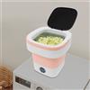 NONE Lavatrice portatile da 12 litri, lavatrice pieghevole con 3 modalità di pulizia, mini lavatrice da viaggio 30 * 30 * 33 cm