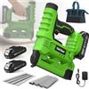 Taskstar 18 Gauge 2 in 1 Pistola sparachiodi elettrica Cucitrice a batteria Inquadratura Chiodatrice Tacker Strumento per mobili Per Makita 18V Batteria Pin