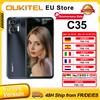 OUKITEL C35 Android 13 Smartphone 24 GB (12 + 12) 256 GB 6,56 "HD + Display 50 MP + 8 MP Fotocamera 5150 mAh Sblocco impronte digitali Telefono cellulare 4G