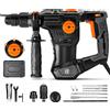 DOVAMAN SDS-Plus 1500W, 7J, 4 funzioni, 900 giri/min, 4350 soffi/min, con punte e scalpelli, per calcestruzzo e parete, con custodia
