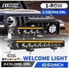 CO LIGHT Barra luminosa a LED da 52 pollici Ambra Bianco DRL Spot Flood Combo Barra LED per guida automobilistica fuoristrada per camion Veicolo Auto ATV