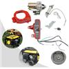 NONE Kit motore avviamento volano, kit accensione motore avviamento elettrico 12V, kit conversione avviamento elettrico per HONDA GX160/GX200 5.5HP/6.5HP