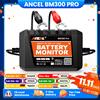 ANCEL BM300 PRO Tester batteria 6V 12V 24V Bluetooth 5.3 Monitor batteria con test del sistema di avviamento di ricarica e test della batteria di allarme