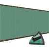 NONE Rete frangivista per recinzione 2m x 15m, rete ombreggiante resistente per muro, giardino, cortile (verde, 1,8m x 15m)