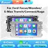 Eunavi Android 13 Per Ford Focus mk2 S-Max Mondeo Galaxy C-Max Autoradio Carplay GPS Lettore Video Multimediale DSP 2din stereo