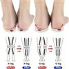 NONE 1 paio di solette ortopediche per piedi O/X tipo gamba correzione valgo uomo donna gel di silicone scarpe sottopiede magnete massaggio scarpe pastiglie