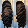 Alitaver Parrucche in Capelli Umani con Onde Morbide e Frontale in Pizzo, Densità 200, Parrucche Glueless 13x4 con Onde Morbide per Donna, Parrucca in Capelli Umani con Pizzo HD 13x6