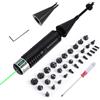 NONE 1350 Kit di mira collimatore laser verde tattico Calibrazione parallela Punto di caccia per fucile Pistola Compatibile con calibro completo