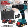 Magnitt Pistola per rivetti elettrica senza spazzole 720W Pistola per dadi per rivetti Trapano Pistola per dadi per rivetti a batteria Rivetto automatico per perni batteria Makita 18V