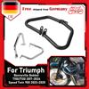 WolflineMoto WOLFLINE Per Triumph Bonneville Bobber T100/T120 2017-2024 Speed Twin 900 2023-2025 Protezione Motore Crash Bar Gabbia Paracolpi Autostradale