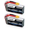 HRB 3S Lipo 11.1v 1300mah Batteria RC 120C lipo ad alta velocità con connettore XT60 per RC Car Truck Tank RC Aereo Barca RC