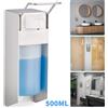 NONE Dispenser di sapone non perforante da 500 ml Disinfettante per le mani Appendiabiti da parete Dispenser per pressa Home Hotel Doccia Gel Shampoo Box Montaggio a parete