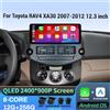SKIG 12.3 pollici 4G Per Toyota RAV4 XA30 2007-2012 Android 14 Autoradio Senza Fili Bluetooth Carplay Multimedia Unità di Testa Touch Screen