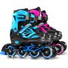 NONE Pattini per sport all'aria aperta Roller Inline regolabile per bambini Tracer per bambini Ragazzi Ragazze Lama Ruote luminose Pattini a rotelle Scarpe