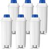 Reimol 6 filtri acqua per macchina da caffè Delonghi per Delonghi, ricambio per serie Delonghi ECAM, Dinamica, Cappuccino Syst