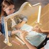 NONE Luce a mezzaluna per scrivania Lampada pieghevole per unghie Tech Luminosità regolabile Lampada per unghie a LED per bellezza/ciglia/tatuaggi