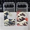 iKKKS Per Google Pixel 10 Giappone La Grande Onda di Kanagawa Cassa Del Telefono Per Google Pixel 10Pro 10ProXL 5G Anime Paesaggio Trasparente Della Copertura Morbida