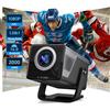 LynCast Proiettore Lyncast 8K con Supporto HD 1080P, Autofocus, 2000 ANSI Lumen, Altoparlante 5W, Android 14, WiFi6, BT5.4, per Home Theater e Uso Esterno X7