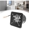 Bymaocar Ventilatore di scarico da 6/7/8/10 pollici 2800 giri/min Estrattore ad alta velocità Ventilatore da parete per cucina e bagno