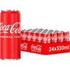 COCACOLA 【1111 SPEDIZIONE GRATUITA】COCA COLA IN LATTINE DA 24PZ ORIGINALE/ZERO