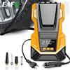 EAFC Gonfiatore per pneumatici per auto Compressore d'aria portatile 150PSI Pompa d'aria digitale AC220 DC12V con luce a LED per auto moto bicicletta