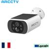 ARCCTV 2K WiFi Telecamera solare Visione notturna a colori Conversazione bidirezionale Telecamera di sorveglianza FHD Wireless esterna IP66 Sirena impermeabile Allarme