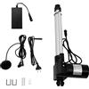 NONE Attuatore lineare elettrico 230mm 6000N Kit attuatore motore di ricambio reclinabile 38-61cm pro DC 24V per il miglioramento della casa
