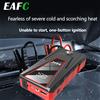 EAFC Avviatore di emergenza per auto 1200A Caricabatterie wireless Power Bank per avviamento di emergenza per auto 12V per benzina 4.0L Diesel 2.0L