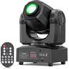 U'King 120W LED Luce a testa mobile Mini Spot Gobos Luce da palco Telecomando DMX512 Modelli Luce ad effetto fascio per DJ Matrimonio