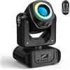 U'King 60W LED Luce a testa mobile DMX512 Telecomando RGBW 4IN1 Fascio LED Spot Effetto luce scenica per DJ Disco Party Show