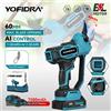 YOFIDRA 60 millimetri AI Ingranaggi di Controllo Brushless Potatore Elettrico Cordless Albero Bonsai Potatura Forbici Elettriche Per Makita 21V Batteria