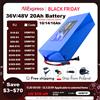 Aleaivy Pacco batteria Aleaivy 36V/48V 18650 - 30A BMS, 10 - 20Ah, ultra lungo raggio per bici e scooter da 200 - 2000W - Consegna veloce UE USA