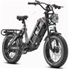 NONE Bici Elettrica EU2026 Nuovo Modello Juliet, Motore Potente 1000W, Batteria 48V 60Ah, Mountain Bike Elettrica con Pneumatici Fat da 20*4.0 Pollici, Freno Idraulico, E-bike